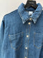 VMTESSIE Denim Shirt - Medium Blue Denim