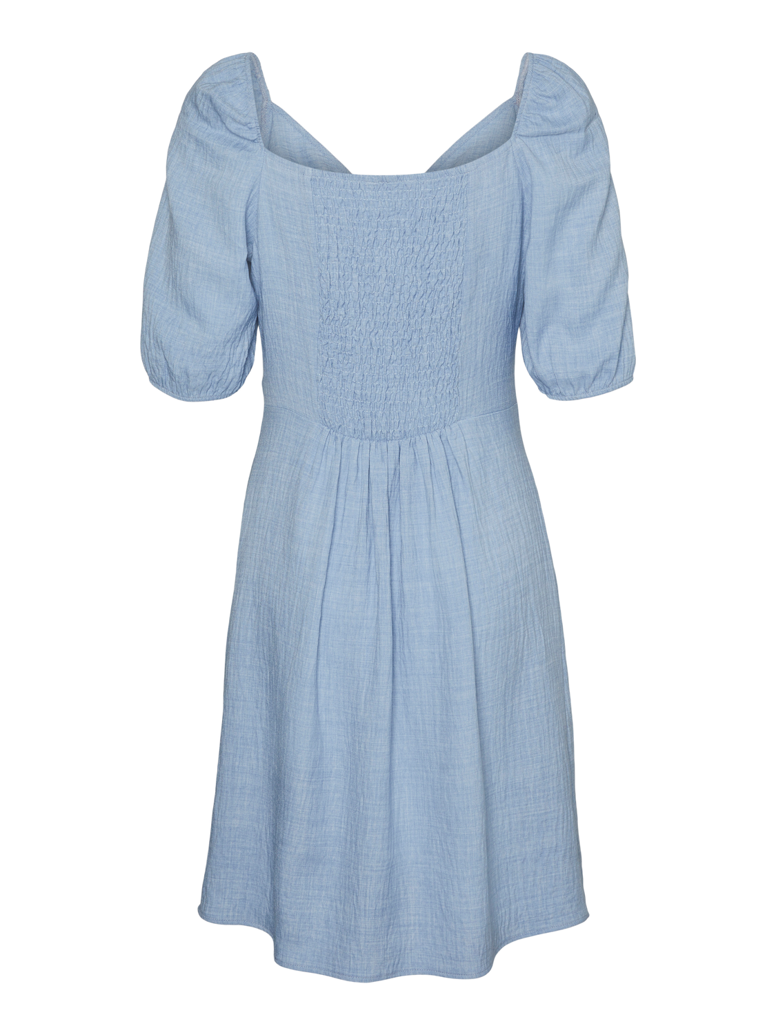 VMMELANEY Short Dress - Chambray Blue