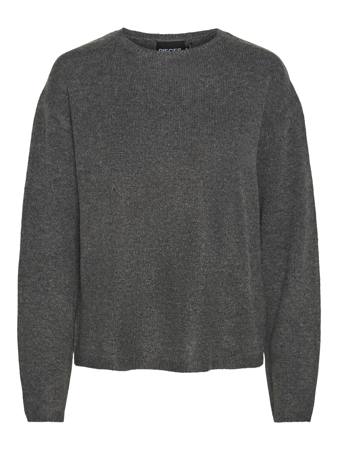 PCPOLLA Pullover - Dark Grey Melange